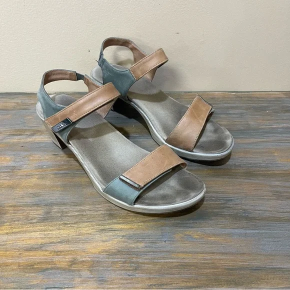 Naot Shoes Naot Intact Low Heel Slingback Comfort Sandals Tan